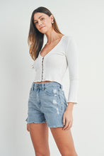 Load image into Gallery viewer, NEWEST ARRIVAL Denim Mom Blue Jean Shorts
