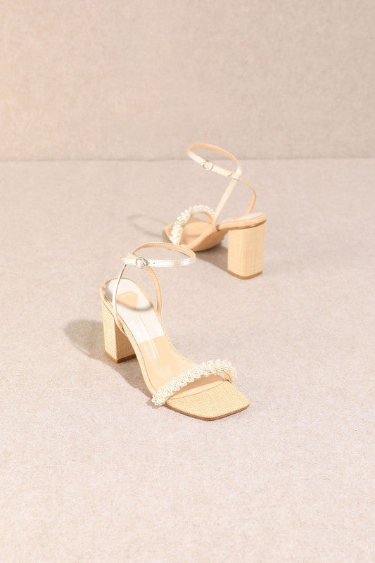NEWEST ARRIVAL Off White Pearl Heels
