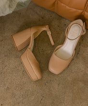 Load image into Gallery viewer, NEWEST ARRIVAL Taupe Chunky Mary Jane Heels
