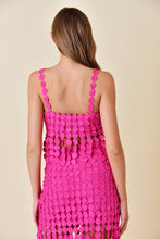 Load image into Gallery viewer, NEWEST ARRIVAL *LAST ONE* Fuchsia Pink Dot Fringe Skirt Set
