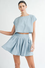 Load image into Gallery viewer, NEWEST ARRIVAL Denim Skirt Set
