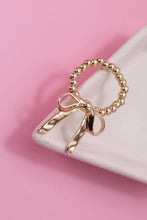 Load image into Gallery viewer, NEWEST ARRIVAL Gold Bow Beaded Ring
