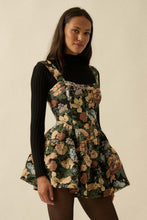 Load image into Gallery viewer, LAST SIZE FINAL SALE Floral Jacquard Ruffle Romper