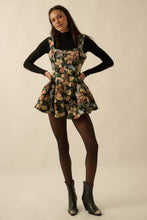 Load image into Gallery viewer, LAST SIZE FINAL SALE Floral Jacquard Ruffle Romper