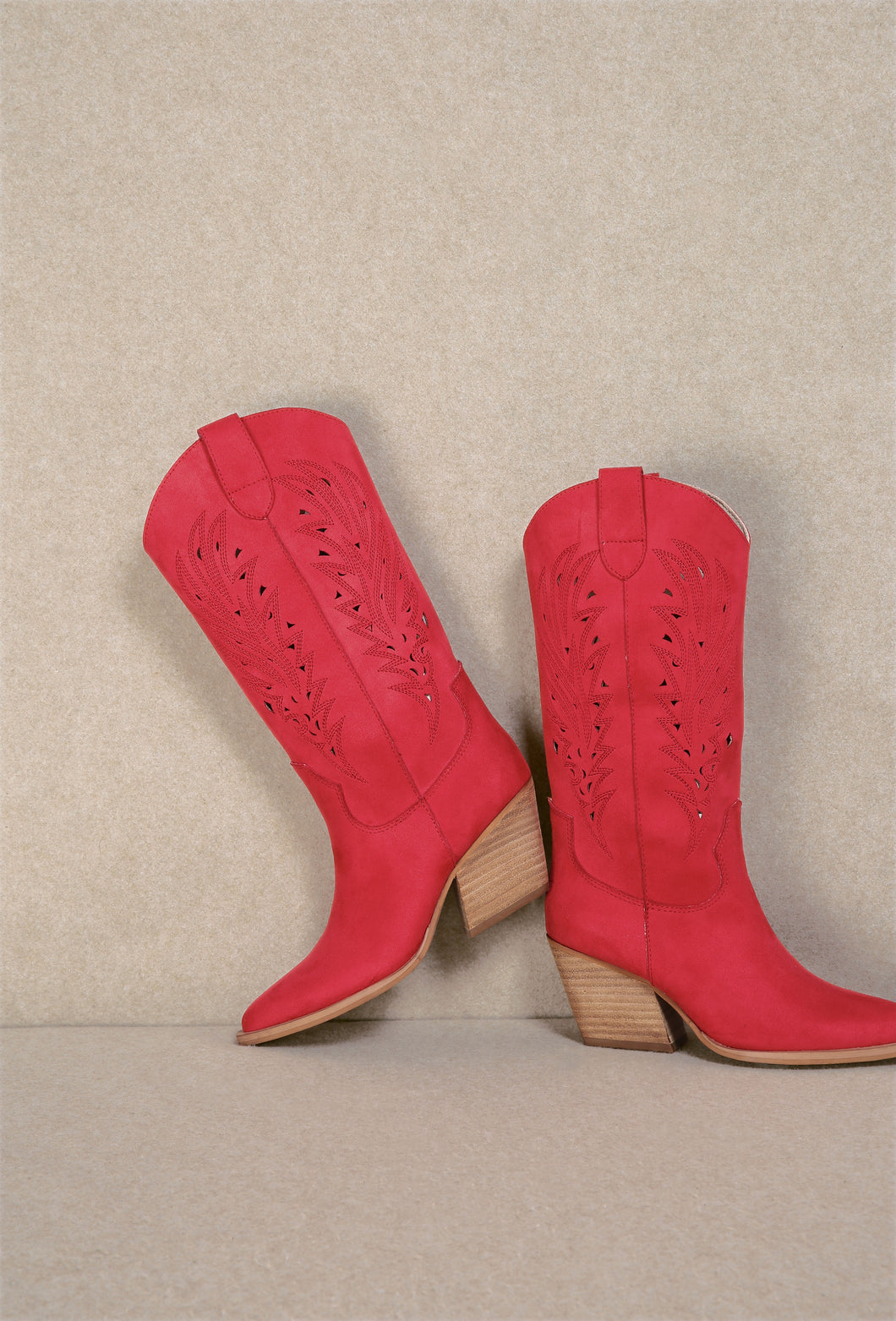 NEWEST ARRIVAL Red Western Boots