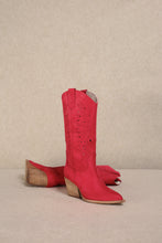 Load image into Gallery viewer, NEWEST ARRIVAL Red Western Boots
