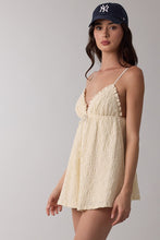 Load image into Gallery viewer, NEWEST ARRIVAL Natural Tan Sweetheart Mini Romper
