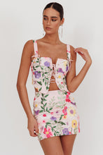 Load image into Gallery viewer, LAST ONE Floral Embellished Mini Skirt Set

