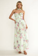 Load image into Gallery viewer, NEWEST ARRIVAL *PREORDER 2/12* Mint Floral Scarf Maxi Dress
