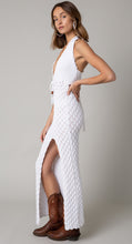 Load image into Gallery viewer, LAST ONE FINAL SALE White Crochet See Through Maxi Dress
