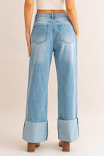 Load image into Gallery viewer, NEWEST ARRIVAL Large Cuff Denim Jeans
