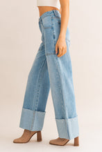 Load image into Gallery viewer, NEWEST ARRIVAL Large Cuff Denim Jeans
