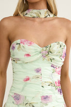 Load image into Gallery viewer, NEWEST ARRIVAL *PREORDER 2/12* Mint Floral Scarf Maxi Dress
