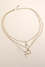 Load image into Gallery viewer, NEWEST ARRIVAL Gold Trio Layer Western Necklace
