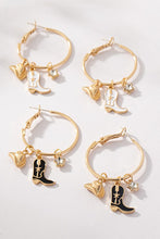 Load image into Gallery viewer, NEWEST ARRIVAL Western Boot Hoop Earrings
