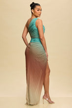 Load image into Gallery viewer, LAST ONE FINAL SALE Mint/Teal One Shoulder Skirt Set
