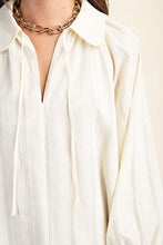 Load image into Gallery viewer, FINAL SALE Ivory Peter Pan Collar Dress
