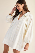 Load image into Gallery viewer, FINAL SALE Ivory Peter Pan Collar Dress
