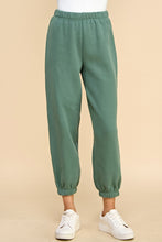 Load image into Gallery viewer, NEWEST ARRIVAL Pine Green Jogger Sweater Set
