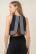 Load image into Gallery viewer, Black Palm Tree Midi Skirt Set
