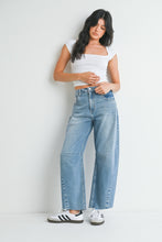 Load image into Gallery viewer, NEWEST ARRIVAL Denim Medium Wash Barrel Jeans
