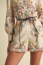Load image into Gallery viewer, LAST ONE Cream Floral Long Sleeve Romper
