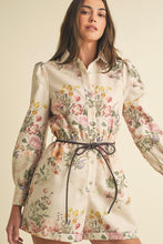 Load image into Gallery viewer, LAST ONE Cream Floral Long Sleeve Romper
