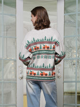 Load image into Gallery viewer, FINAL SALE Christmas Tree Farm Sequin Sweater
