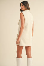 Load image into Gallery viewer, LAST ONE FINAL SALE Cream Tweed Sleeveless Dress
