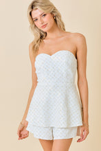 Load image into Gallery viewer, LAST ONE FINAL SALE White Velvet Sequin Tiered Romper Dress
