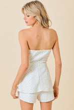 Load image into Gallery viewer, LAST ONE FINAL SALE White Velvet Sequin Tiered Romper Dress
