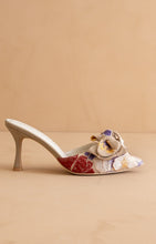 Load image into Gallery viewer, NEWEST ARRIVAL Floral Bow Kitten Heels
