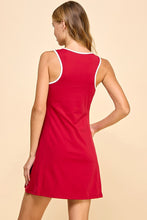 Load image into Gallery viewer, NEWEST ARRIVAL Crimson Red Athletic Dress
