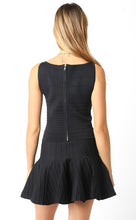 Load image into Gallery viewer, LAST ONE Black Fit and Flare Mini Dress
