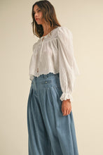 Load image into Gallery viewer, LAST ONE White Lace Open Front Blouse
