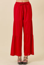 Load image into Gallery viewer, NEWEST ARRIVAL Red Linen Pants Set
