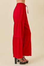 Load image into Gallery viewer, NEWEST ARRIVAL Red Linen Pants Set
