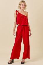Load image into Gallery viewer, NEWEST ARRIVAL Red Linen Pants Set
