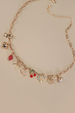 Load image into Gallery viewer, NEWEST ARRIVAL Gold Cherry Charm Necklace
