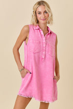 Load image into Gallery viewer, NEWEST ARRIVAL Pink Washed Everyday Shift Dress
