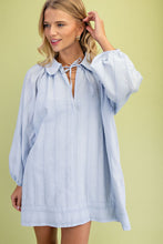 Load image into Gallery viewer, Baby Blue Peter Pan Collar Dress
