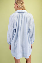 Load image into Gallery viewer, Baby Blue Peter Pan Collar Dress
