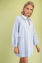 Load image into Gallery viewer, Baby Blue Peter Pan Collar Dress

