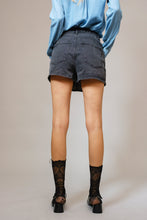 Load image into Gallery viewer, NEWEST ARRIVAL Black Denim Skort
