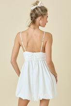 Load image into Gallery viewer, FINAL SALE White Poplin Bubble Dress
