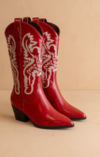 Load image into Gallery viewer, NEWEST ARRIVAL Cherry Red Western Boots
