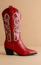 Load image into Gallery viewer, NEWEST ARRIVAL Cherry Red Western Boots
