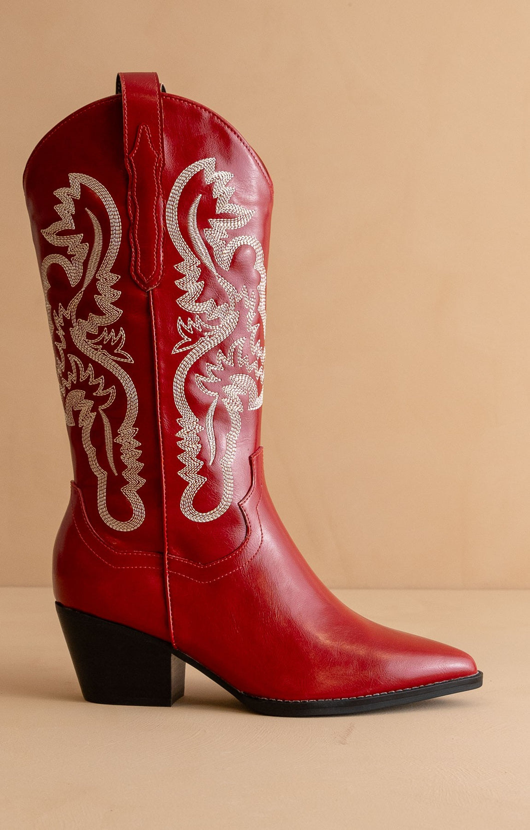 NEWEST ARRIVAL Cherry Red Western Boots