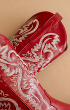 Load image into Gallery viewer, NEWEST ARRIVAL Cherry Red Western Boots
