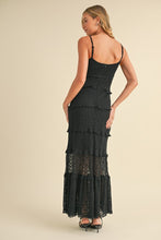 Load image into Gallery viewer, NEWEST ARRIVAL Black Lace Maxi Dress
